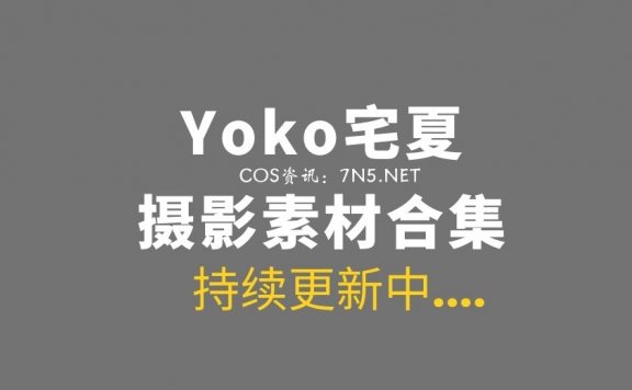 更新：Yoko宅夏 27套COS私房作品[930P/8.41G]